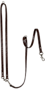 Brown Croco Italian Leash 