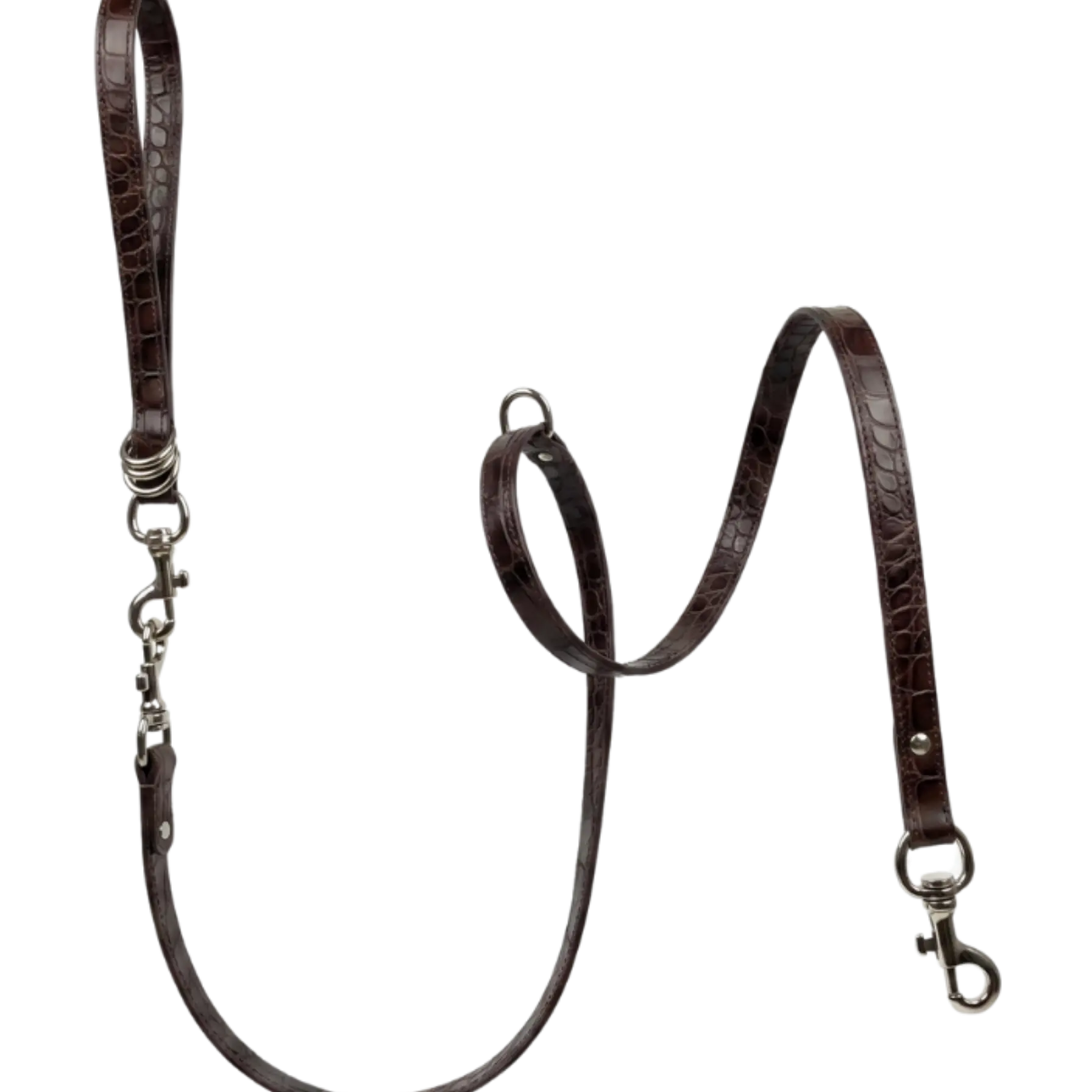Nina & Luna Brown Croco SHE.LYNDA
