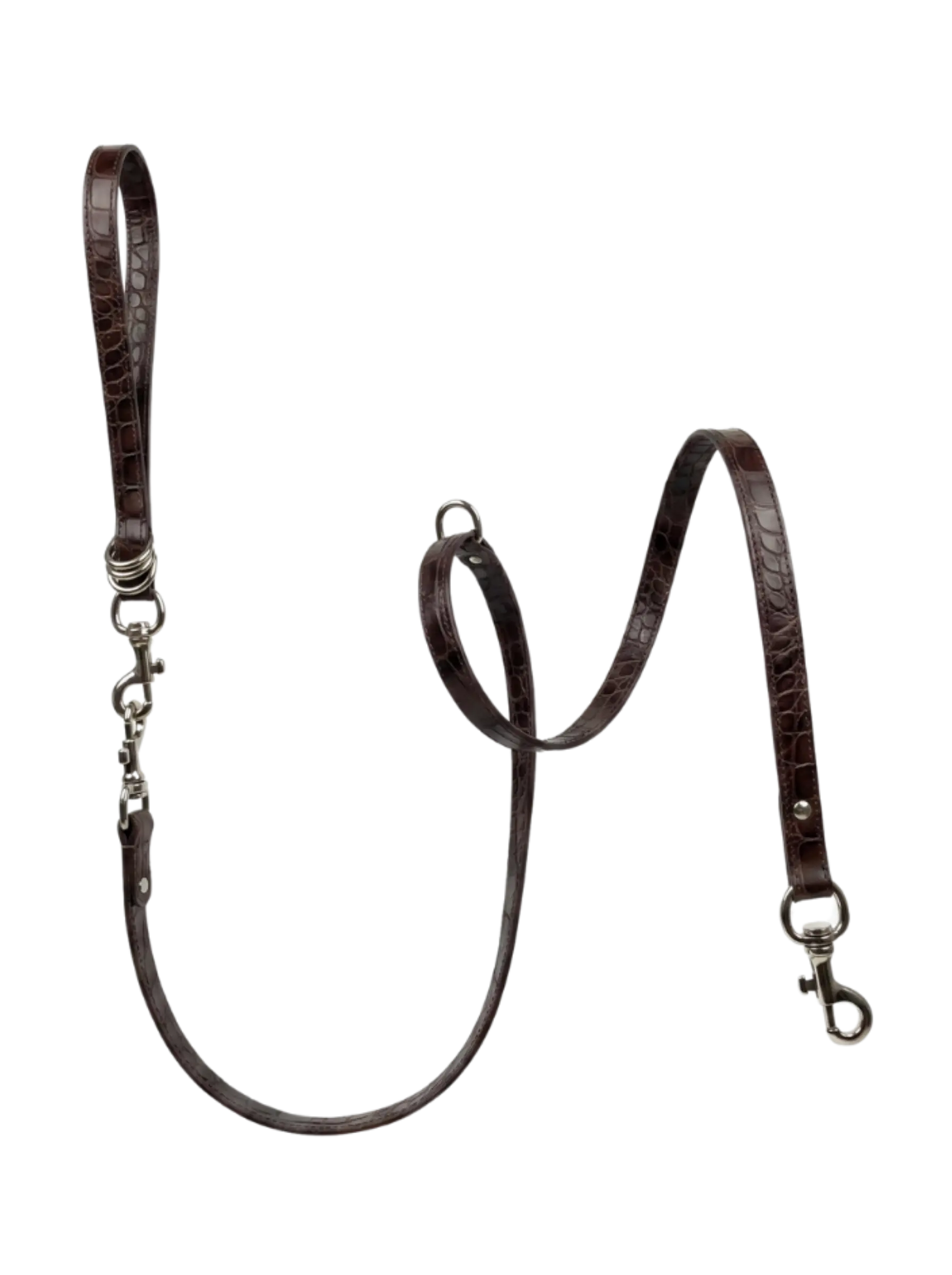 Nina & Luna Brown Croco SHE.LYNDA